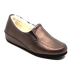 Rohde pantoffel brons leder 6307
